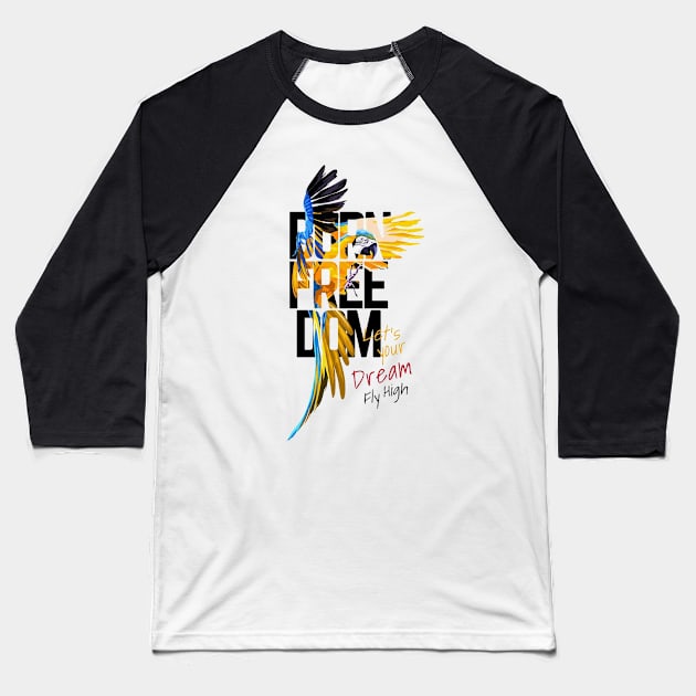 FREEDOM Baseball T-Shirt by ZionFashion